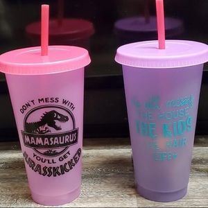 24 oz Color Changing Personalized Tumblers